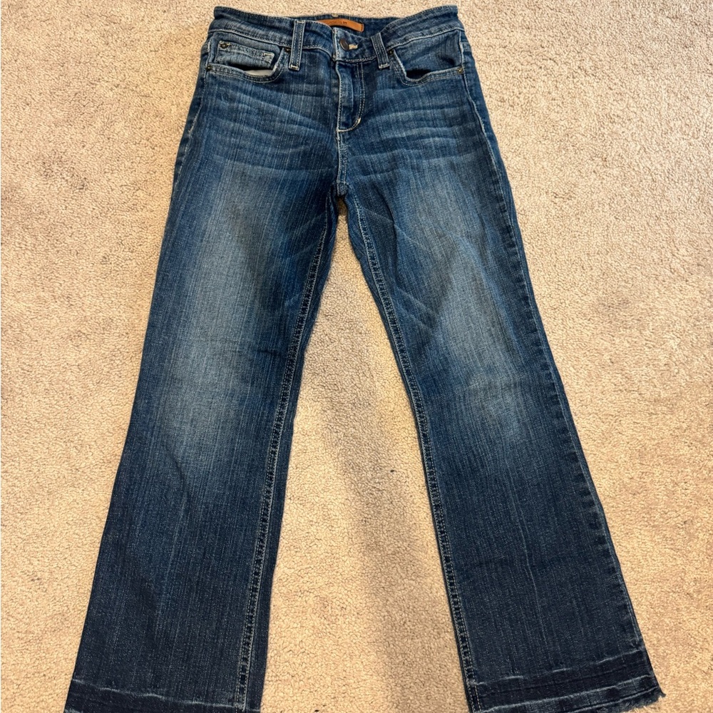 Joes Jeans “the Olivia” mid rise cropped flare size 25